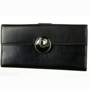 Gucci Calfskin Eclipse Continental Flap Wallet